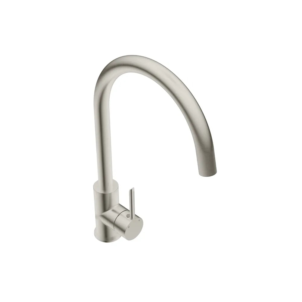 LIQUIDRed STILO Single Lever Kitchen Mixer - Brushed Stainless Steel