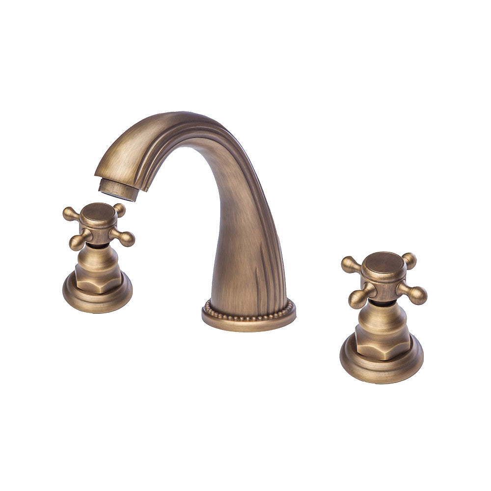 Trendy Taps Cuivre Deck Mounted Basin Spout and Handles