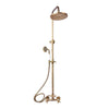 Trendy Taps Cuivre Wall Mounted Dual Handle Shower Set