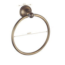 Load image into Gallery viewer, Trendy Taps Cuivre Round Towel Ring - Brass
