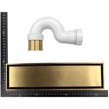 Load image into Gallery viewer, Trendy Taps Cuivre Rectangle Shower Drain - Brass
