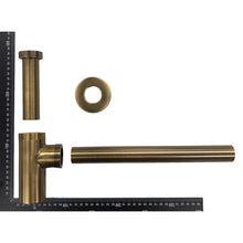 Load image into Gallery viewer, Trendy Taps Cuivre Basin Bottle Trap – Brass
