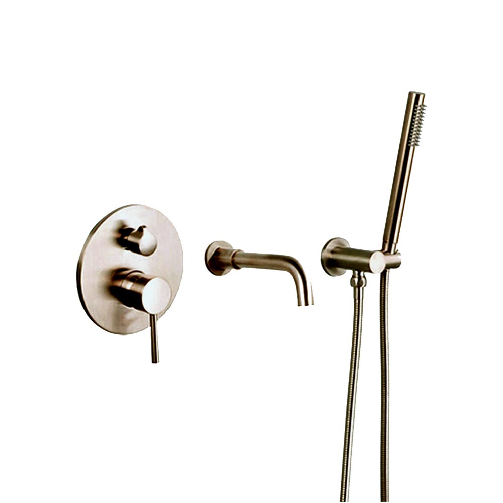 Trendy Taps Cuivre Bath Mixer Set -Brass