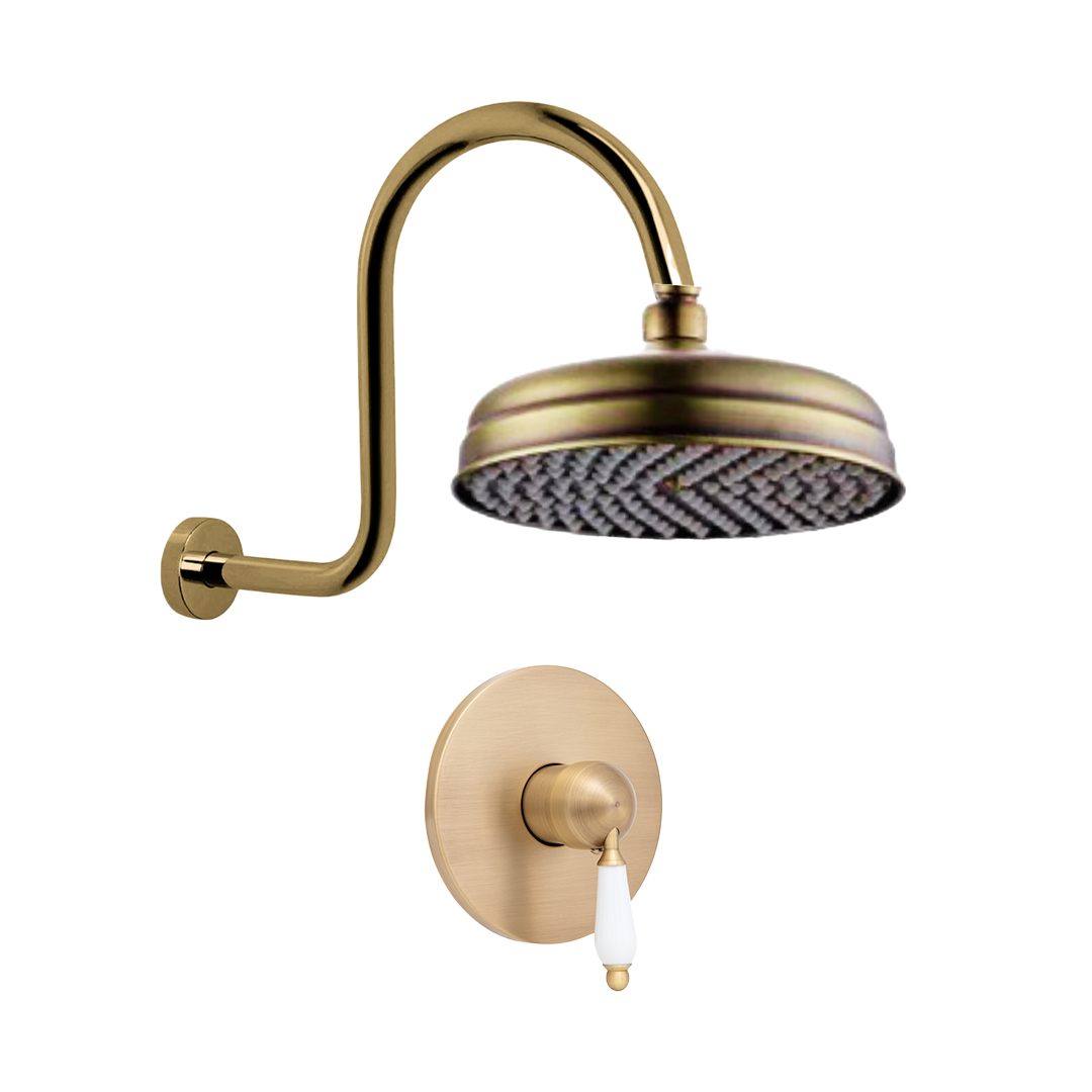 Trendy Taps Cuivre Classic Shower Set - Brass