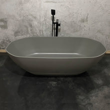 Load image into Gallery viewer, Two Tone Stone Octavo Freestanding Bath
