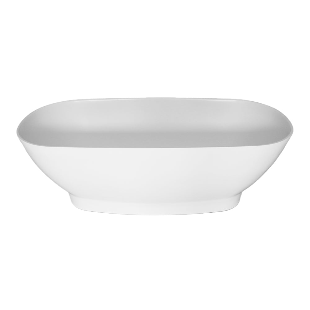 Two Tone Stone Ovale Freestanding Bath
