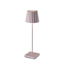 Load image into Gallery viewer, Spazio Plissè Rechargeable LED Table Lamp 2.2W 188lm 2700-3000k
