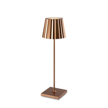 Load image into Gallery viewer, Spazio Plissè Rechargeable LED Table Lamp 2.2W 188lm 2700-3000k
