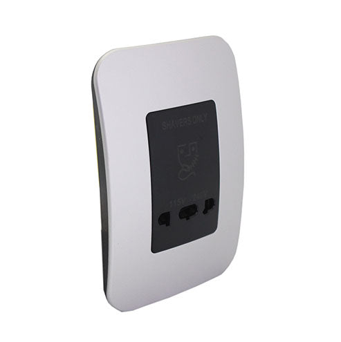 VETi 1 Shaver Socket 4 x 2 - Black Module