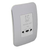 VETi 1 Shaver Socket 4 x 2 - White Module