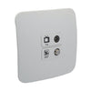 VETi 1 TV & Satellite Combo Socket 4 x 4 - White Module