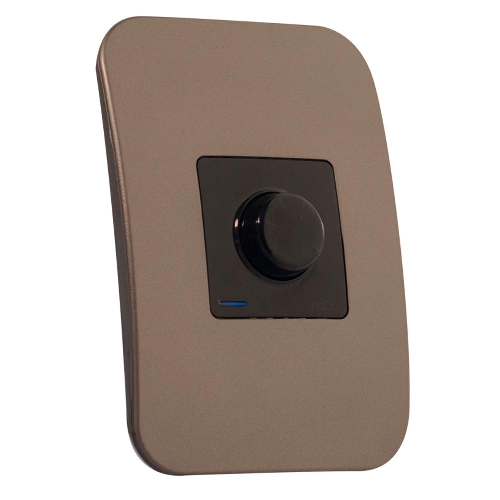 VETi 1 Rotary Dimmer 400W 4 x 2 - Black Module
