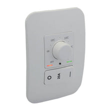 Load image into Gallery viewer, VETi 1 Rotary Thermostat with Isolator Switch 4 x 2 - White Modules
