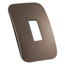 Load image into Gallery viewer, VETi 1 1 Vertical Module Cover Plate 4 x 2 - Black Trim
