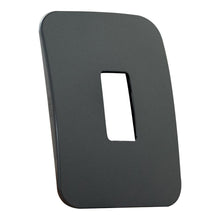 Load image into Gallery viewer, VETi 1 1 Vertical Module Cover Plate 4 x 2 - Black Trim
