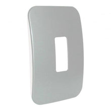 Load image into Gallery viewer, VETi 1 1 Vertical Module Cover Plate 4 x 2 - Black Trim
