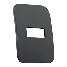Load image into Gallery viewer, VETi &lt;i&gt;1&lt;/i&gt; 1 Horizontal Module Cover Plate 4 x 2 - Black Trim
