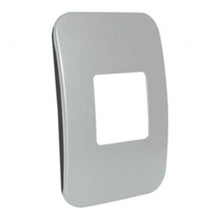 Load image into Gallery viewer, VETi &lt;i&gt;1&lt;/i&gt; Wide Module Cover Plate 4 x 2 - Black Trim
