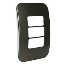 Load image into Gallery viewer, VETi 1 3 Horizontal Module Cover Plate 4 x 2 - Black Trim
