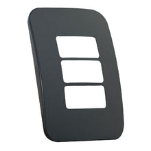 Load image into Gallery viewer, VETi 1 3 Horizontal Module Cover Plate 4 x 2 - Black Trim
