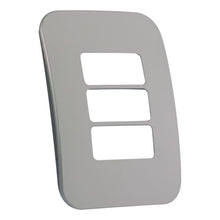 Load image into Gallery viewer, VETi 1 3 Horizontal Module Cover Plate 4 x 2 - Black Trim
