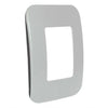 VETi 1 Shaver Socket Cover Plate 4 x 2 - Black Trim