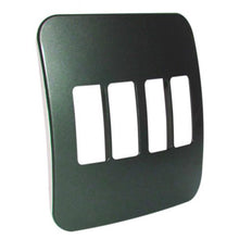 Load image into Gallery viewer, VETi 1 4 Vertical Module Cover Plate 4 x 4 - Black Trim
