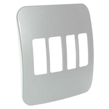 Load image into Gallery viewer, VETi 1 4 Vertical Module Cover Plate 4 x 4 - Black Trim
