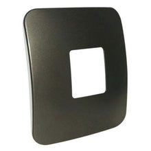 Load image into Gallery viewer, VETi 1 Wide Module Cover Plate 4 x 4 - Black Trim
