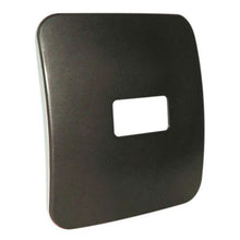 Load image into Gallery viewer, VETi 1 1 Horizontal Module Cover Plate 4 x 4 - Black Trim
