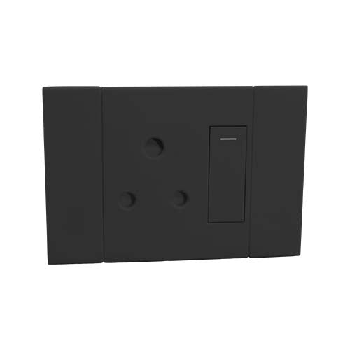 VETi 2 RSA Socket 2 x 4 - Charcoal