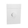 VETi 2 LED Universal Rotary Dimmer 400W / 800W 4 x 2 - White