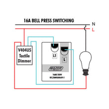 Load image into Gallery viewer, VETi &lt;i&gt;3&lt;/i&gt; 1 Lever Dimmer Switch Yoke 4 x 2
