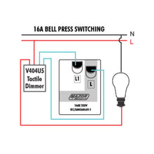 Load image into Gallery viewer, VETi &lt;i&gt;3&lt;/i&gt; 3 Lever 2 Way Light &amp; Double Dimmer Switch Yoke 4 x 2
