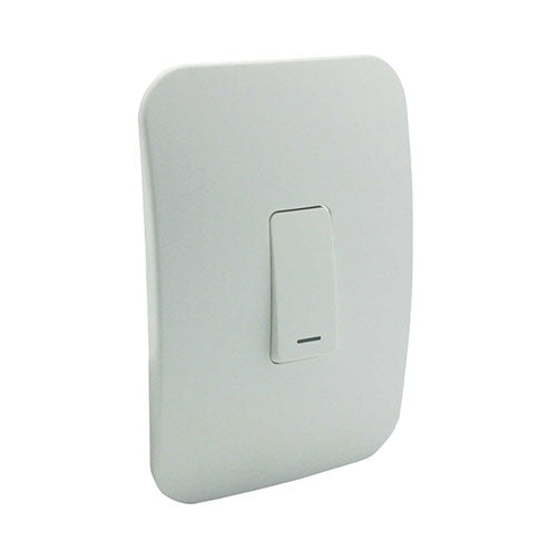 VETi 1 1 Lever Dimmer Switch 4 x 2 - White Module