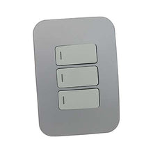 Load image into Gallery viewer, VETi &lt;i&gt;1&lt;/i&gt; 3 Lever 1 Way Light Switch 4 x 2 - White Modules
