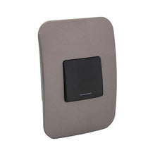 Load image into Gallery viewer, VETi 1 1 Lever 1-Way Wide Light Switch 4 x 2 - Black Module
