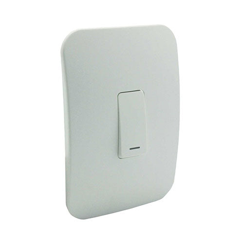 VETi 1 1 Lever 2-Way Light Switch 4x2 - White Module
