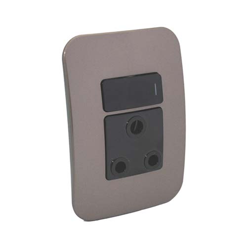 VETi 1 RSA Socket 4 x 2 - Black Modules