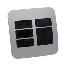 Load image into Gallery viewer, VETi 1 Slimline Combo Socket 4 x 4 - Black Modules

