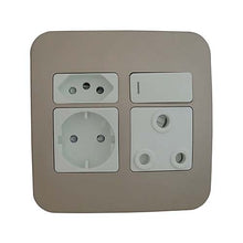 Load image into Gallery viewer, VETi &lt;i&gt;1&lt;/i&gt; Combo Socket 4 x 4 - White Modules
