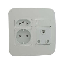 Load image into Gallery viewer, VETi &lt;i&gt;1&lt;/i&gt; Combo Socket 4 x 4 - White Modules
