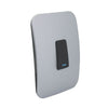 VETi 1 1 Lever 1-Way Light Switch with Locator 4 x 2 - Black Module