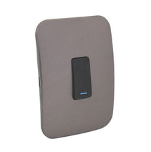 Load image into Gallery viewer, VETi 1 1 Lever 2-Way Light Switch with Locator 4 x 2 - Black Module
