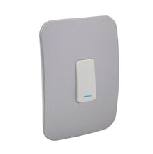 Load image into Gallery viewer, VETi 1 1 Lever 2-Way Light Switch with Locator 4 x 2 - White Module
