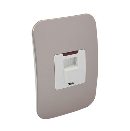 VETi 1 Isolator Switch with Indicator 2P 30A 4 x 2 - White Module