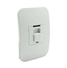 Load image into Gallery viewer, VETi &lt;i&gt;1&lt;/i&gt; Isolator Switch with Indicator 2P 30A 4 x 2 - White Module
