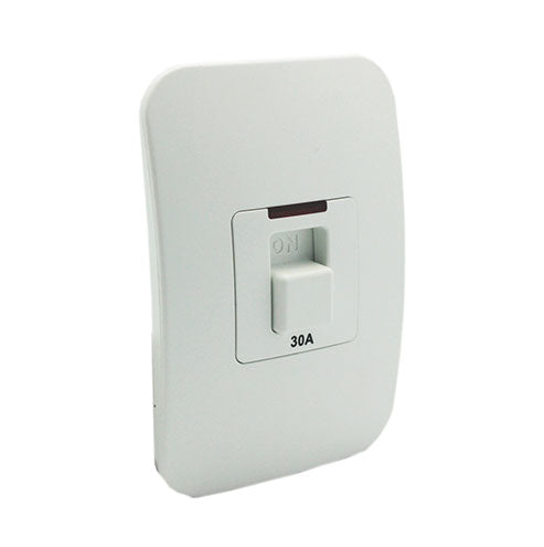 VETi 1 Isolator Switch with Indicator 2P 30A 4 x 2 - White Module