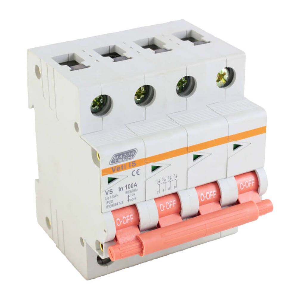 VETI Four Pole Isolator Switch