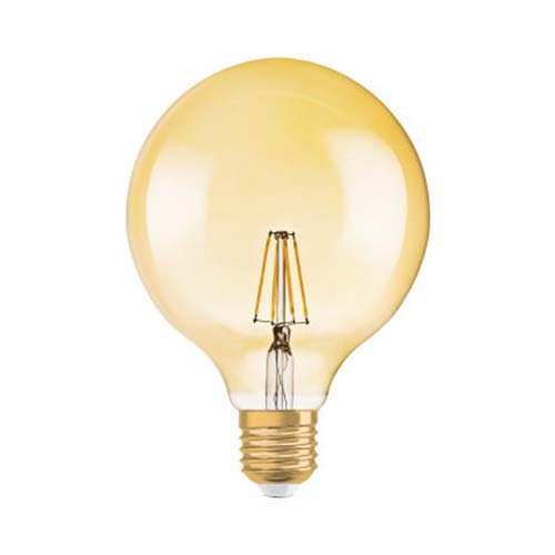 LEDVANCE Vintage 1906 E27 LED Filament Globe 4W 410lm 2400K - Gold